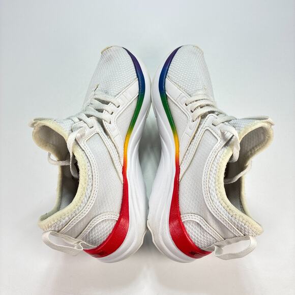 PUMA Softride Sophia White Rainbow Lace Up Running Shoes 376147-01 Womens Size 8 - Picture 7 of 11